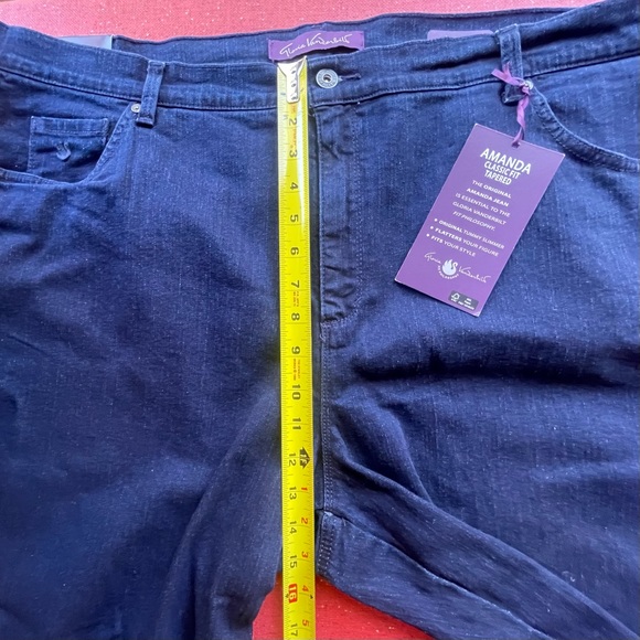 Gloria Vanderbilt Amanda Denim 5 Pocket Stretch Jeans 24W Average 30” Inseam NWT - Picture 11 of 15